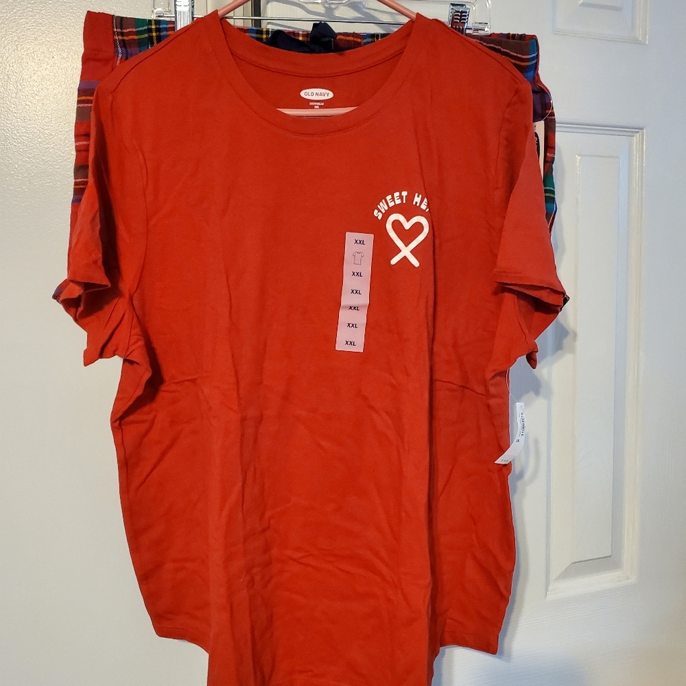 Old Navy, pj shirt. Size XXL, new with tags